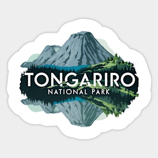 Beauty of Tongariro National Park Sticker